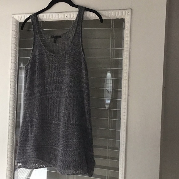 Eileen Fisher Tops - SOLD! Eileen Fisher Italian Yarn Knit Tank in Gray